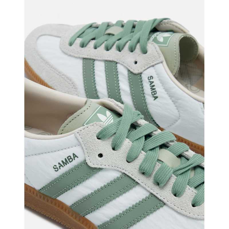 adidas gazelle silver green womens Women's Adidas Samba OG