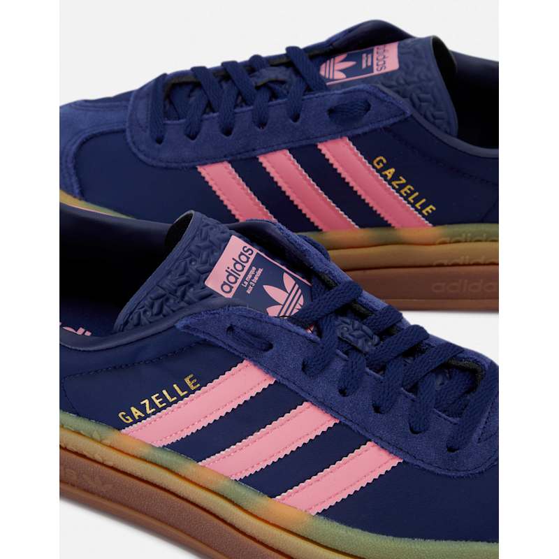 adidas Originals Womens Gazelle Bold WH - Navy | Life Style Sports IE