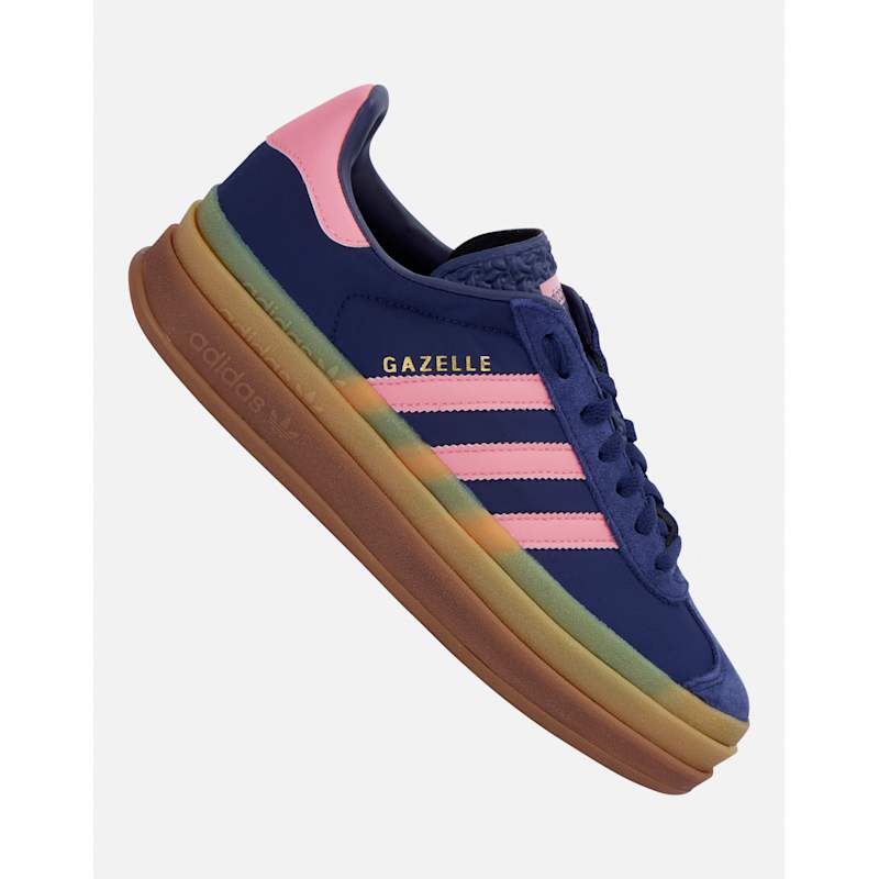 adidas Originals Womens Gazelle Bold WH - Navy | Life Style Sports IE