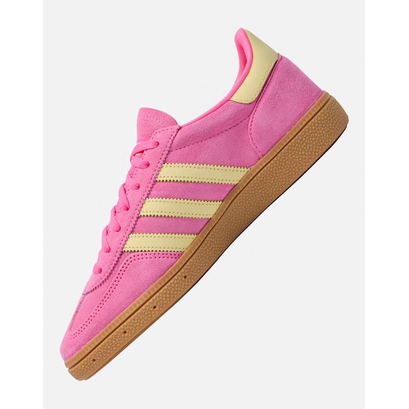 adidas gazelle silver green womens adidas Handball Spezial Athletic Shoe - Big Kid - Clear Pink / Gum main image 0