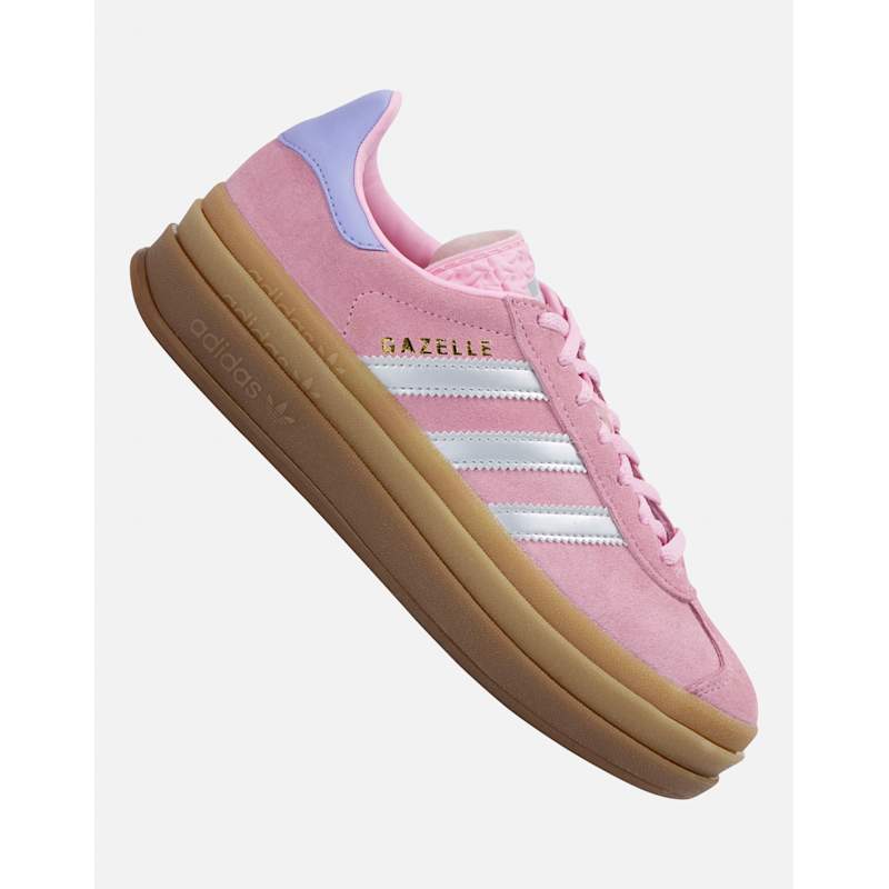 adidas gazelle silver green womens ADIDAS ORIGINALS Women's GAZELLE BOLD Pink Sneakers – Pavidas