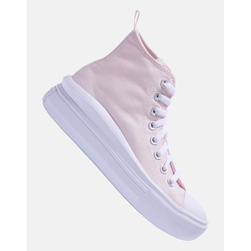 Converse Older Girls All Star Move Platform Pink Life Style