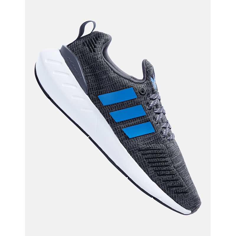 adidas gazelle silver green womens Adidas Originals Kids Trainers Swift Run 22 Black Grey Cloud White main image 1