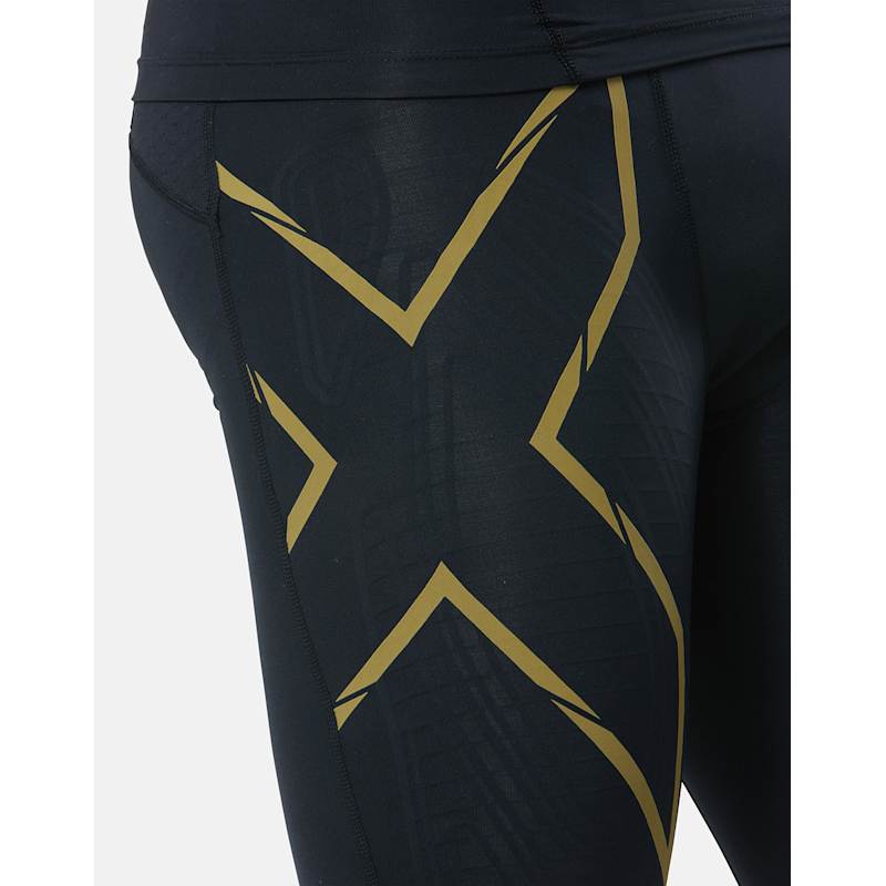 2XU Mens Light Speed Compression Tights - Black | Life Style Sports UK
