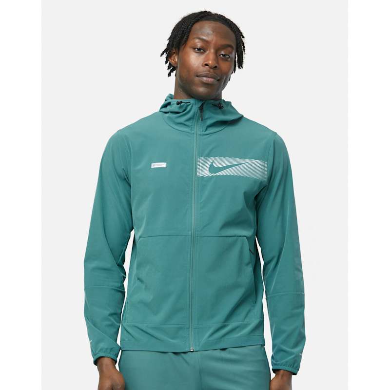 Nike Mens Flash Unlimited Woven Jacket Green Life Style Sports IE