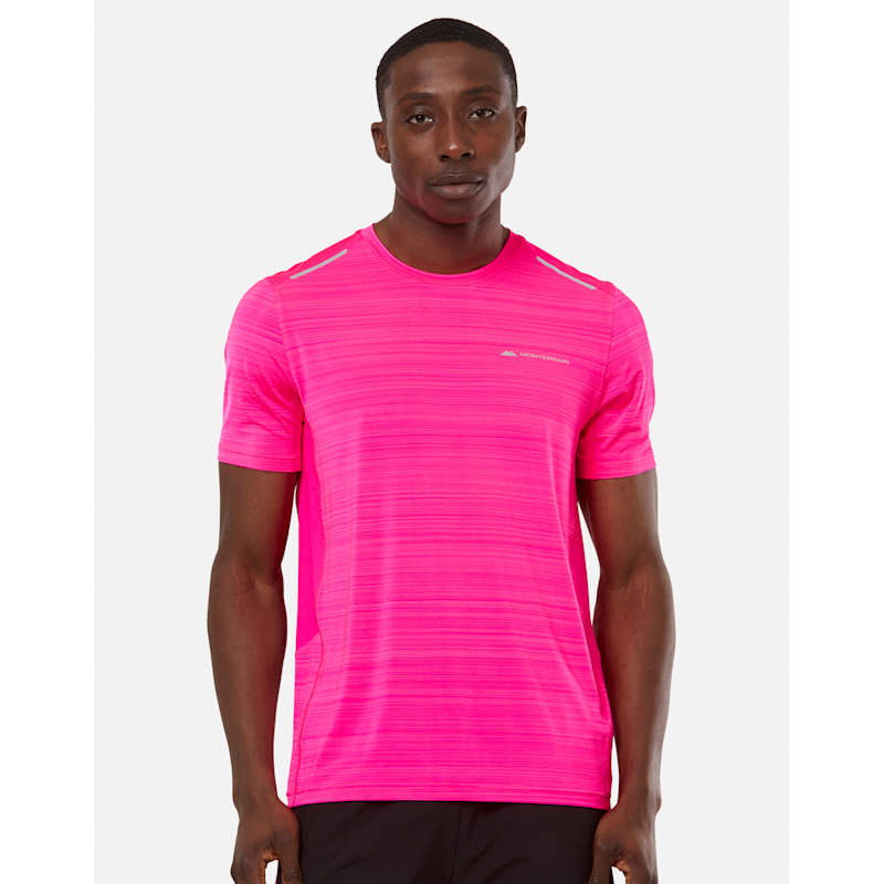 LIFEMANIA ¥€$MAN ピンク Tシャツ M Monterrain Mens Lyder 2.0 T-Shirt - Pink | Life Style Sports EU