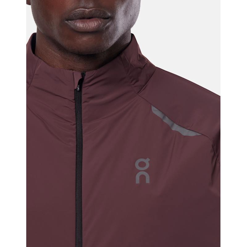 On Mens Insulated Weather Jacket WH - Red | Life Style Sports EU