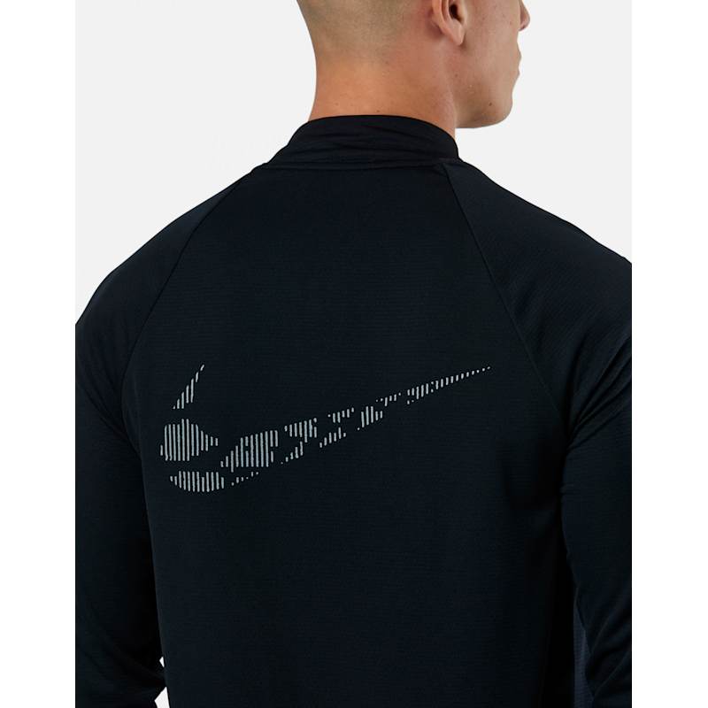 Nike Mens Run Division Element Half Zip WH - Black | Life Style