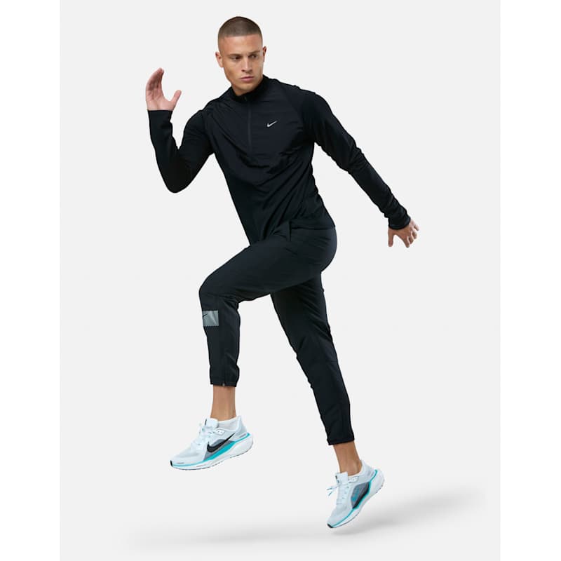 Nike Mens Run Division Element Half Zip WH - Black | Life Style