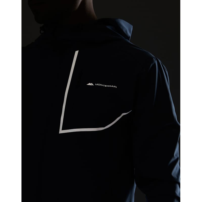 ran.ran☆ Monterrain Mens Ramble 2.0 Woven Running Jacket - Blue | Life