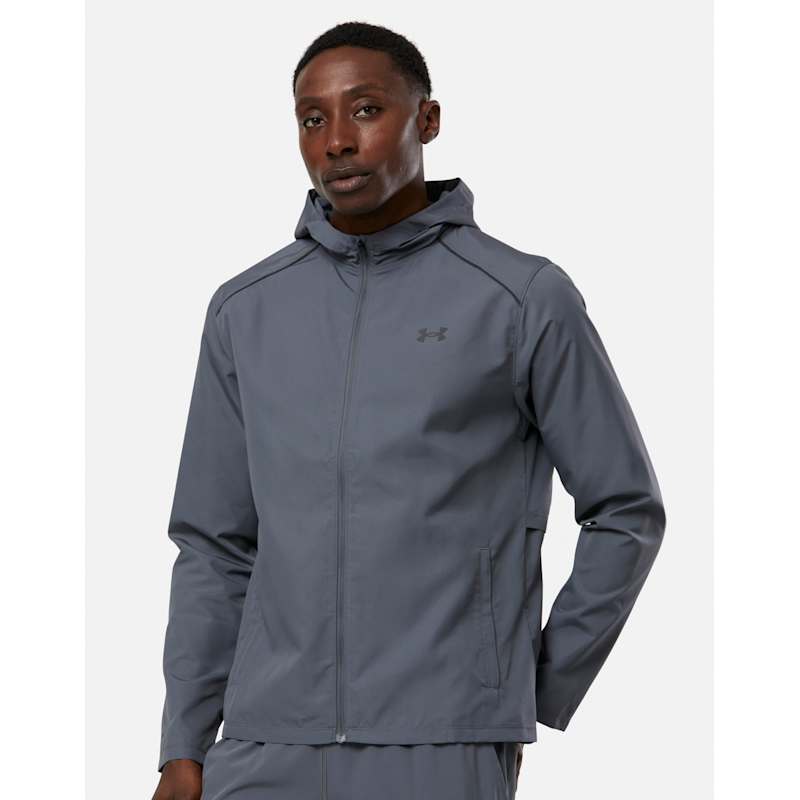 Under Armour Mens Grey Running Jacket Under Armour Mens