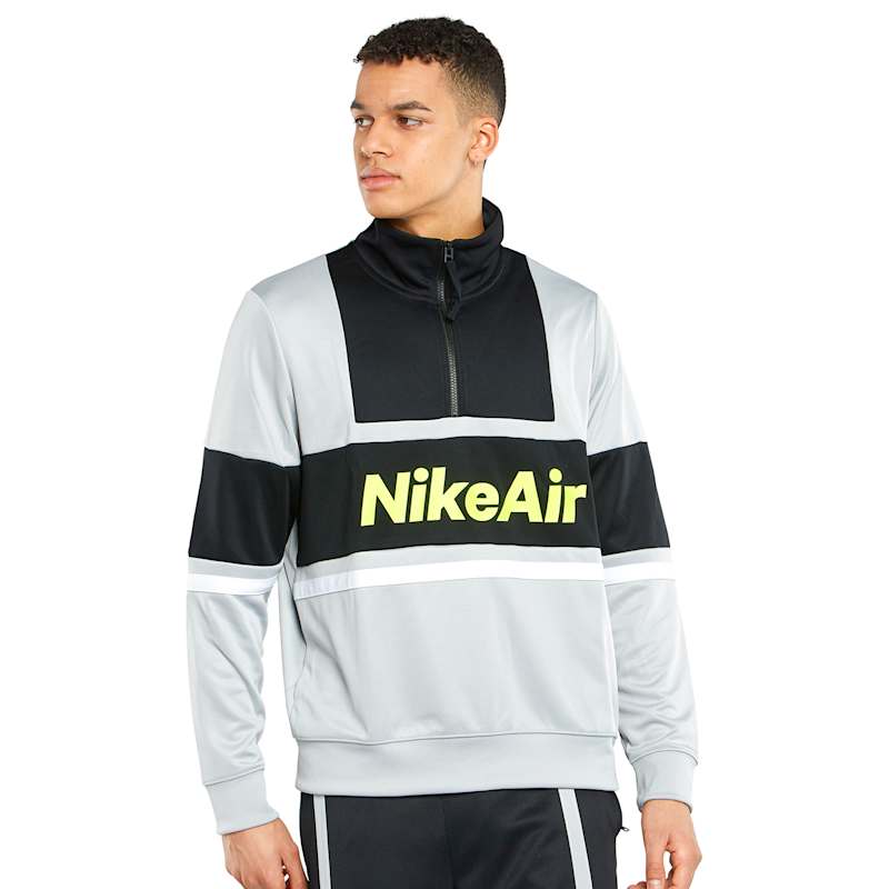 Nike AIR ジップアップジャケット 23 Nike Mens Nike Air Half Zip Top - Grey | Life Style Sports EU