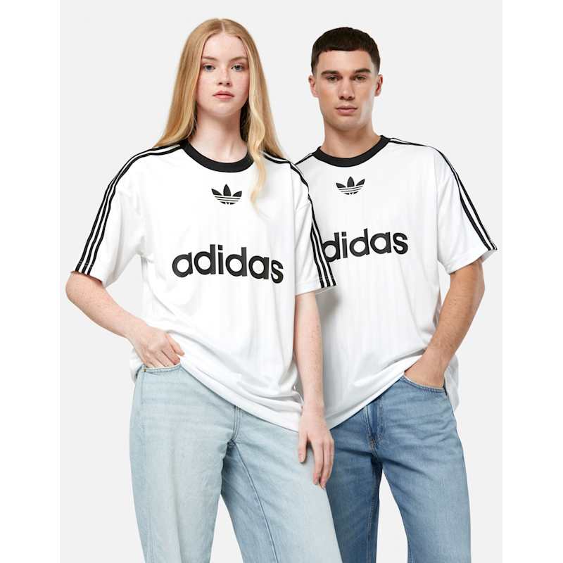 adidas Originals Adults Adicolor Poly T-shirt - White | Life