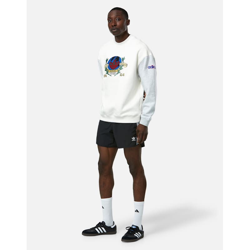 adidas Originals Mens Olympic Crew Neck Sweatshirt - Cream