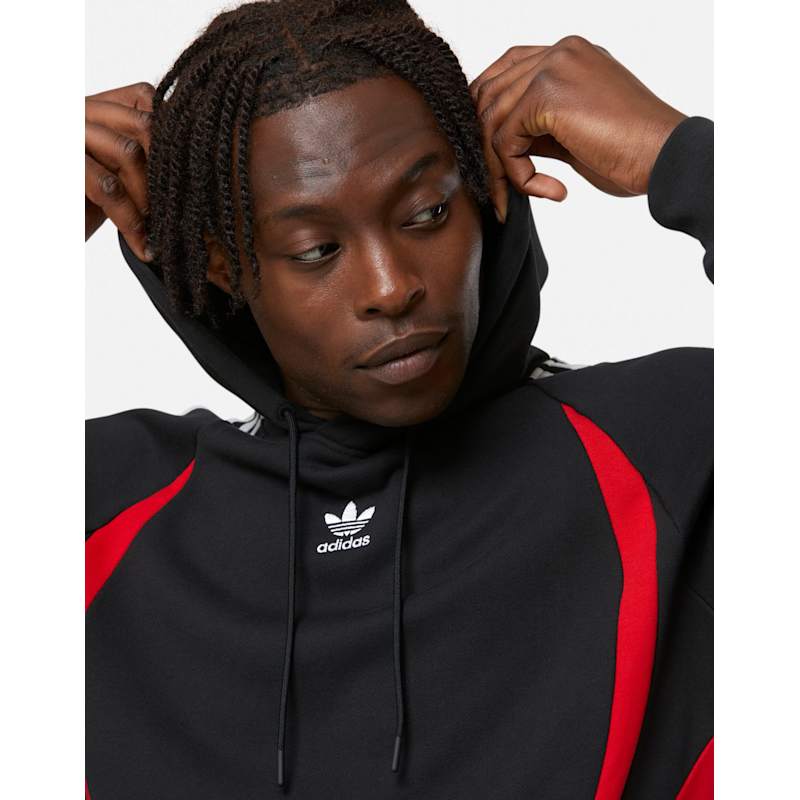adidas Originals Mens Archive Hoodie - Black | Life Style Sports UK