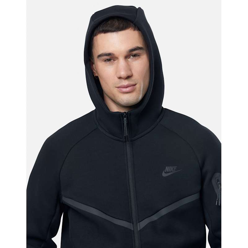 Nike Mens Tech Fleece Full Zip Hoodie - Black | Life Style Sports UK