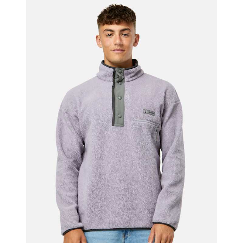 Columbia Mens Helvetia II Half Snap Fleece - Purple | Life Style