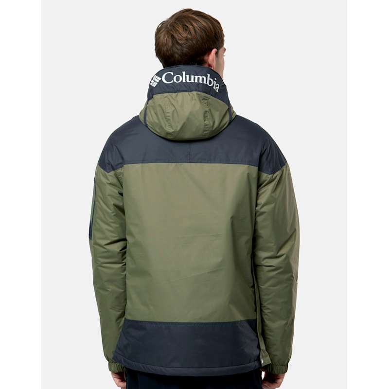 Columbia Mens Challenger Pullover Jacket Green Life Style