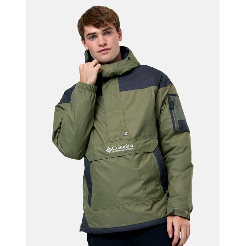 Columbia Mens Challenger Pullover Jacket - Green | Life Style