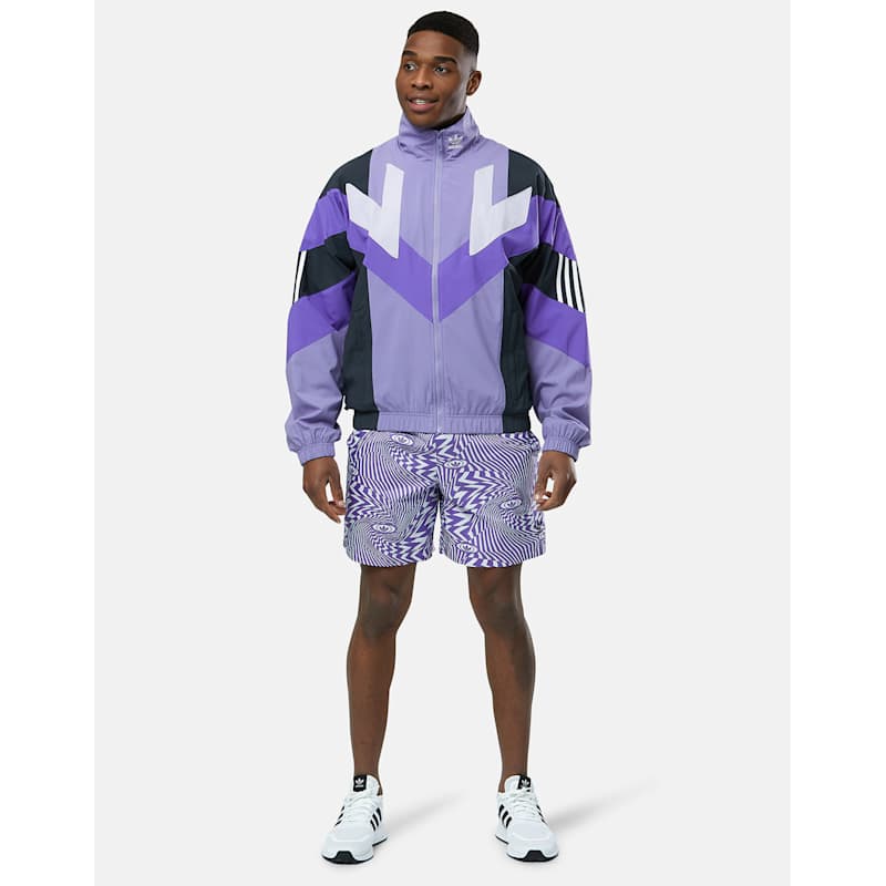 adidas Originals Mens Rekive Tracktop - Purple | Life Style Sports EU
