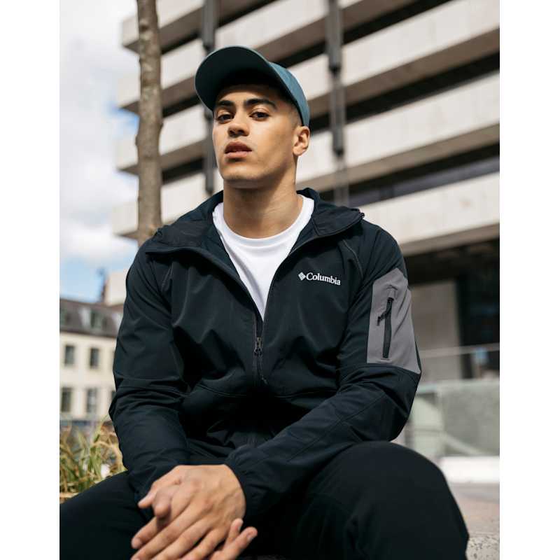 Columbia Mens Tall Heights Softshell Jacket - Black | Life Style