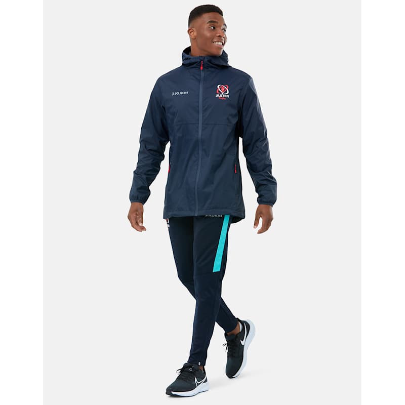 Pull à Capuche Kukri – Ulster Rugby – Noir/rouge – Homme – Taille S – Sport