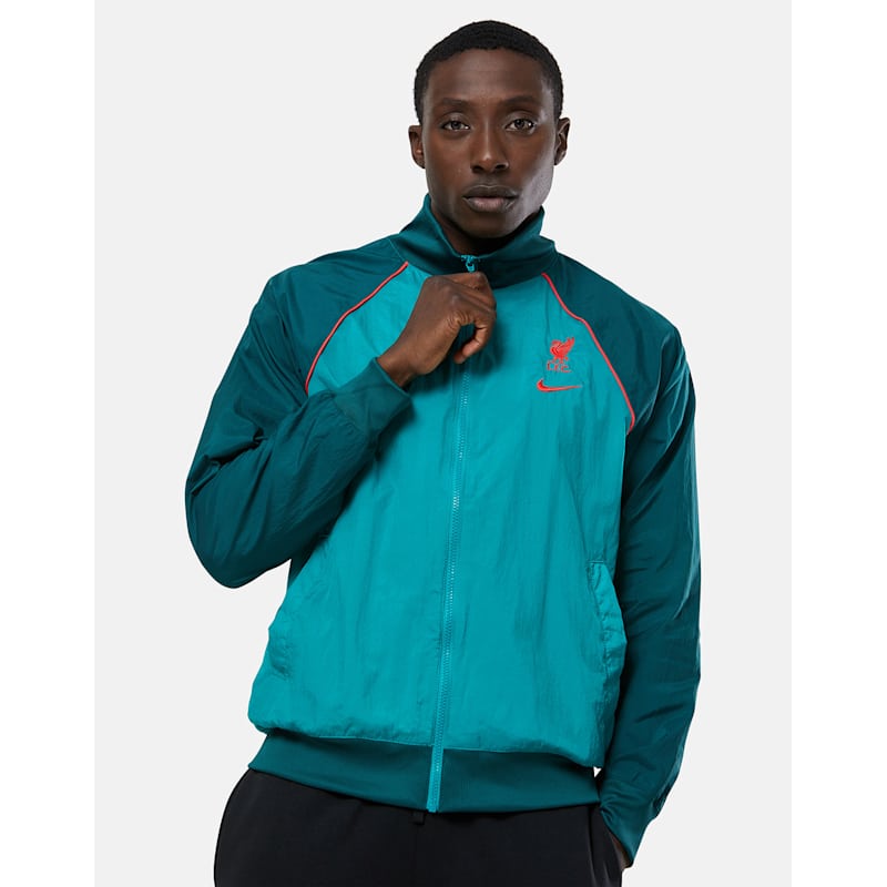 Nike Adults Liverpool Track Jacket - Green | Life Style Sports IE