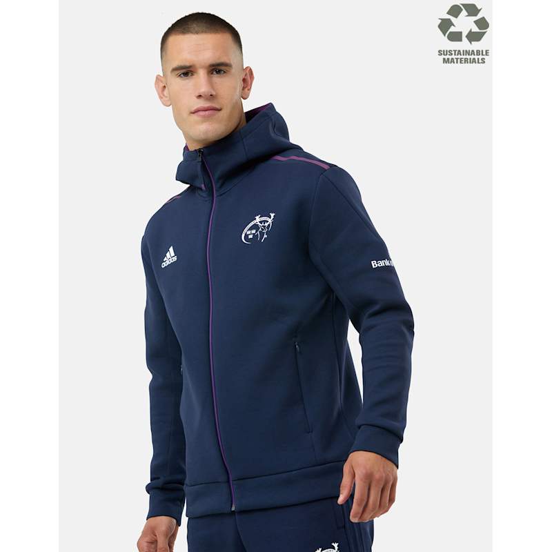 adidas Adult Munster ZNE Hoodie Navy Life Style Sports IE