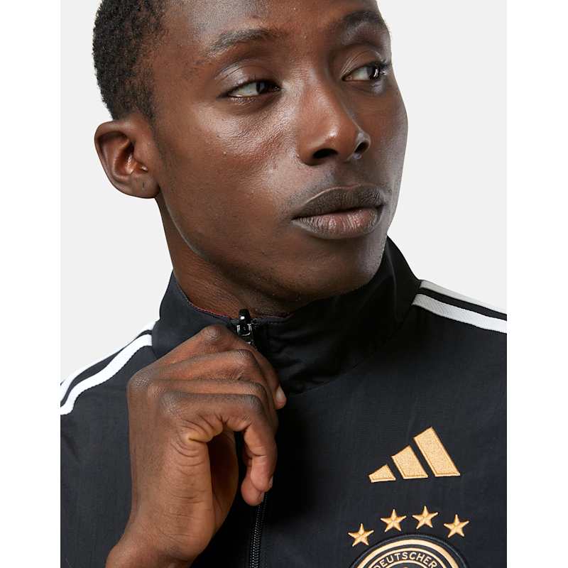 adidas Adult Germany Reversible Switch Anthem Jacket - Black