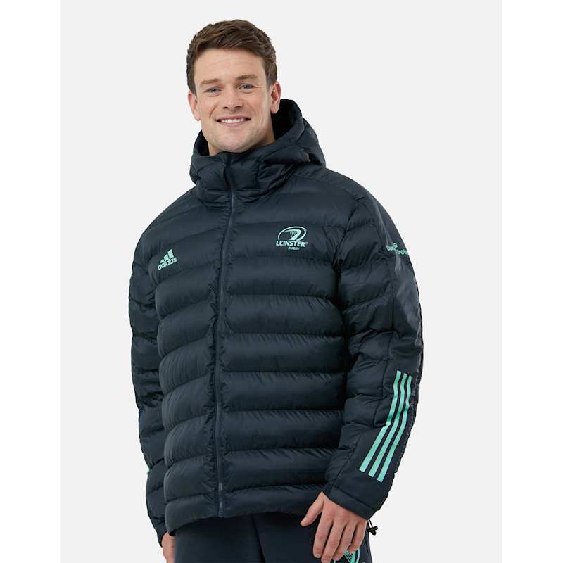 Puffer Jacket Adidas Badge Of Sport Stripe Hooded Tracksuit Adidas