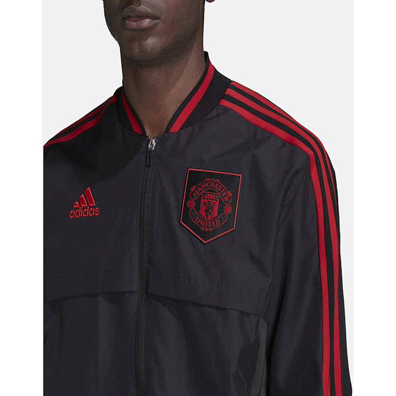 adidas Adult Manchester United 22/23 Anthem Jacket - Black