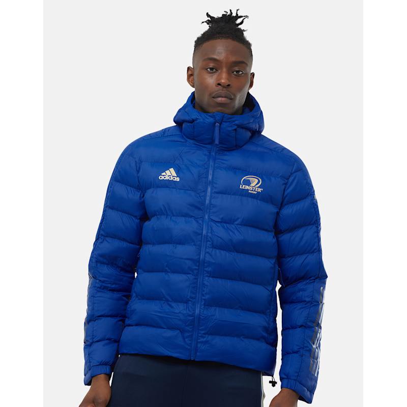 adidas Adult Leinster Itavic 3 Stripe Jacket - Blue | Life Style