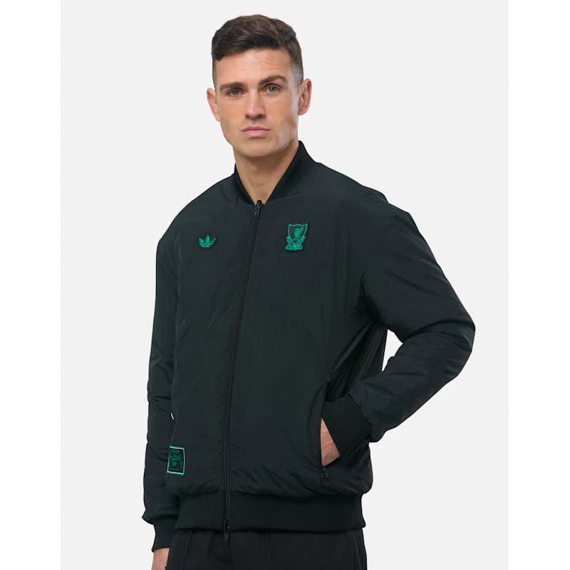 adidas Adults Liverpool ICON Jacket - Black | Life Style Sports UK