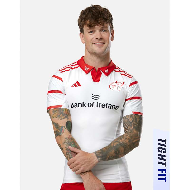 adidas Adults Munster 25/26 Alternate Player Fit Jersey - White