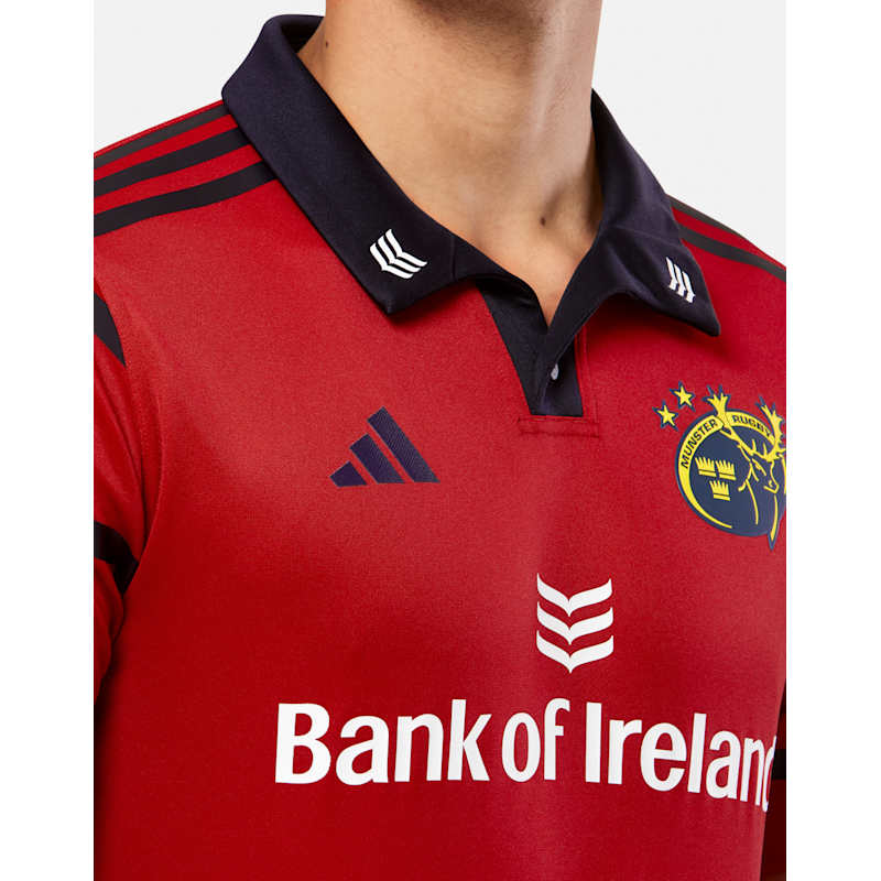 adidas Adults Munster 25/26 Home Replica Jersey - Red | Life Style