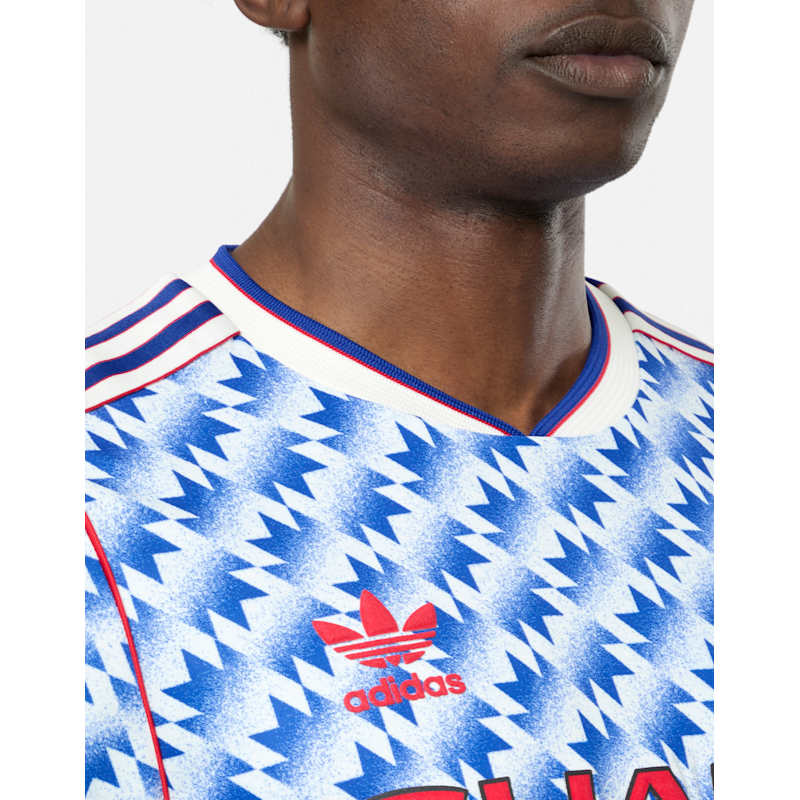 adidas Adults Manchester United Away Short Sleeve Jersey 1990