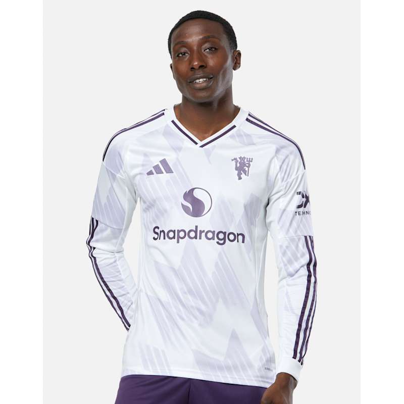 adidas Adults Manchester United 25/26 Away Jersey Long Sleeve