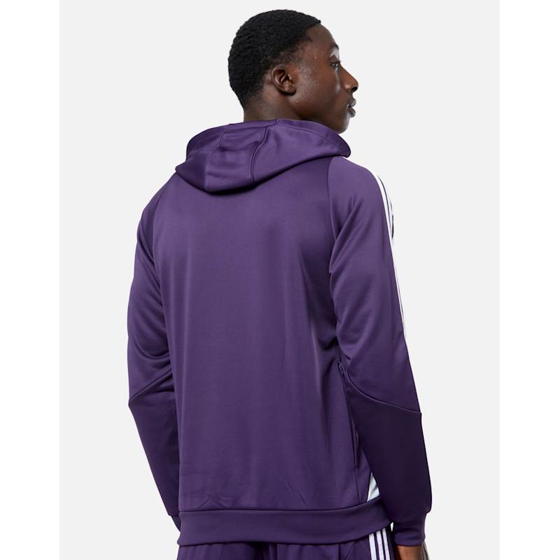 adidas Adults Manchester United Training Hoodie Purple Life