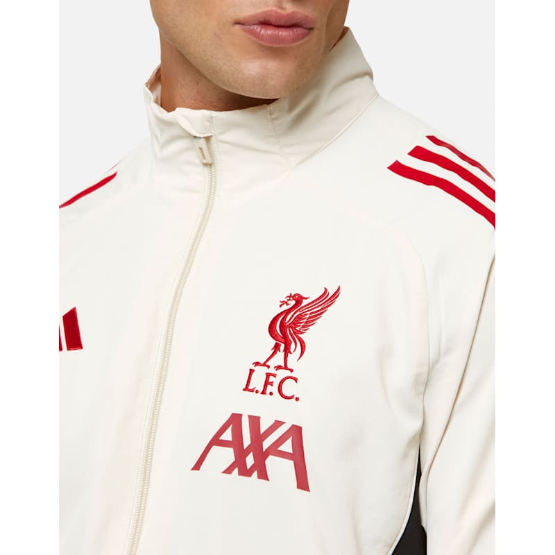 adidas Adults Liverpool Presentation Jacket - White | Life Style