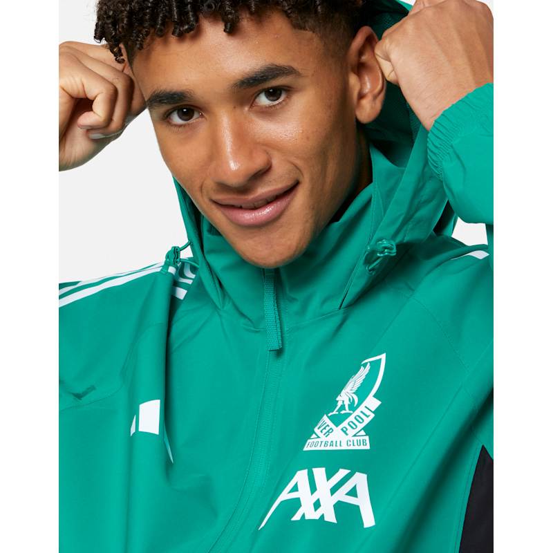 adidas Adults Liverpool Euro Rain Jacket