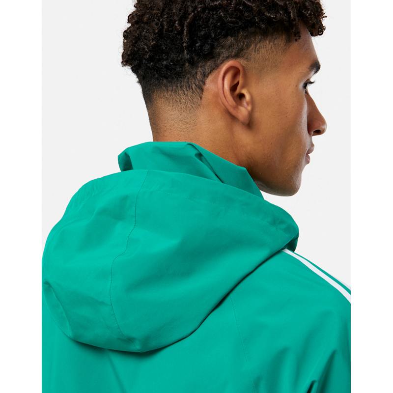 adidas Adults Liverpool Euro Rain Jacket - Green | Life