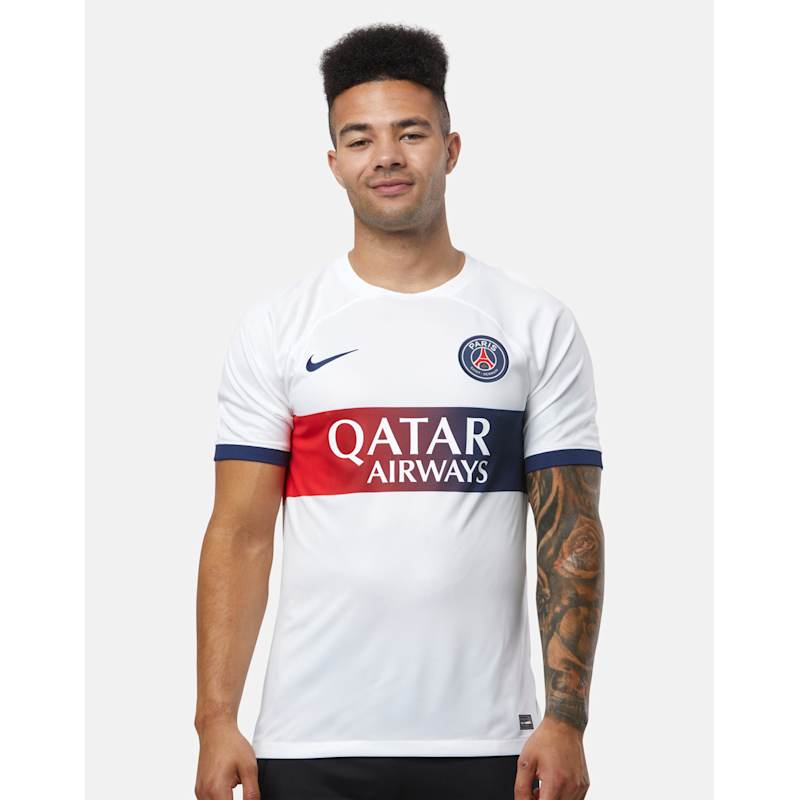 Nike Adults PSG 23/24 Away Jersey - White | Life Style Sports EU