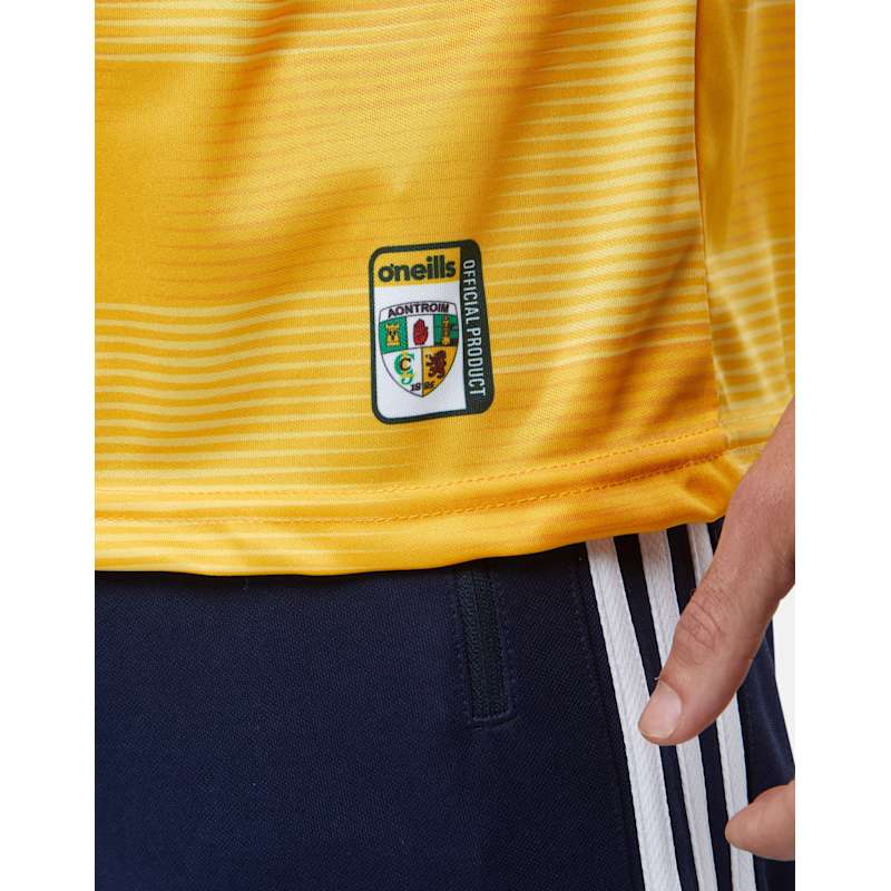 Maillot GAA O'Neill Antrim - Jaune - Taille M - Neuf Avec étiquettes