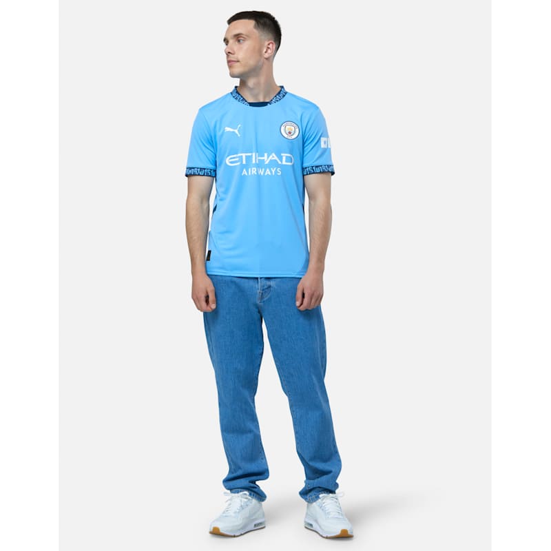 Puma Adults Manchester City 24/25 Home Jersey WH - Blue | Life