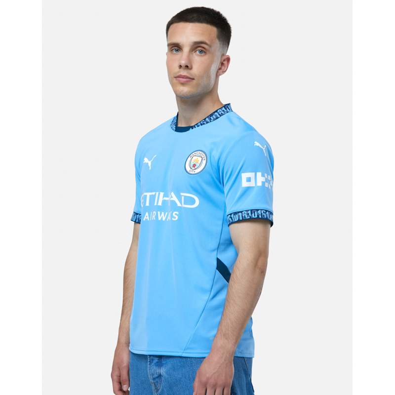 Puma Adults Manchester City 24/25 Home Jersey WH - Blue | Life