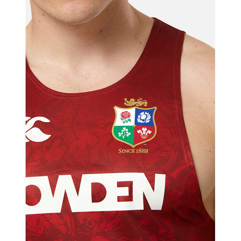 Canterbury Adults British And Irish Lions Singlet - Red | Life