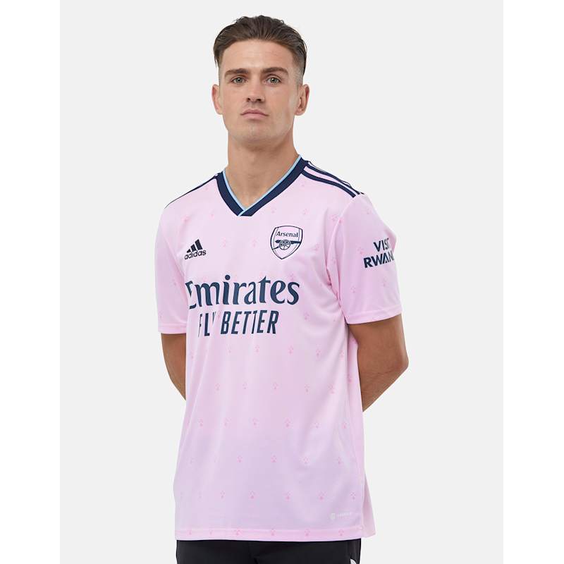 Arsenal Pink Training Kit Adidas Adult Arsenal 22/23 Third Jersey