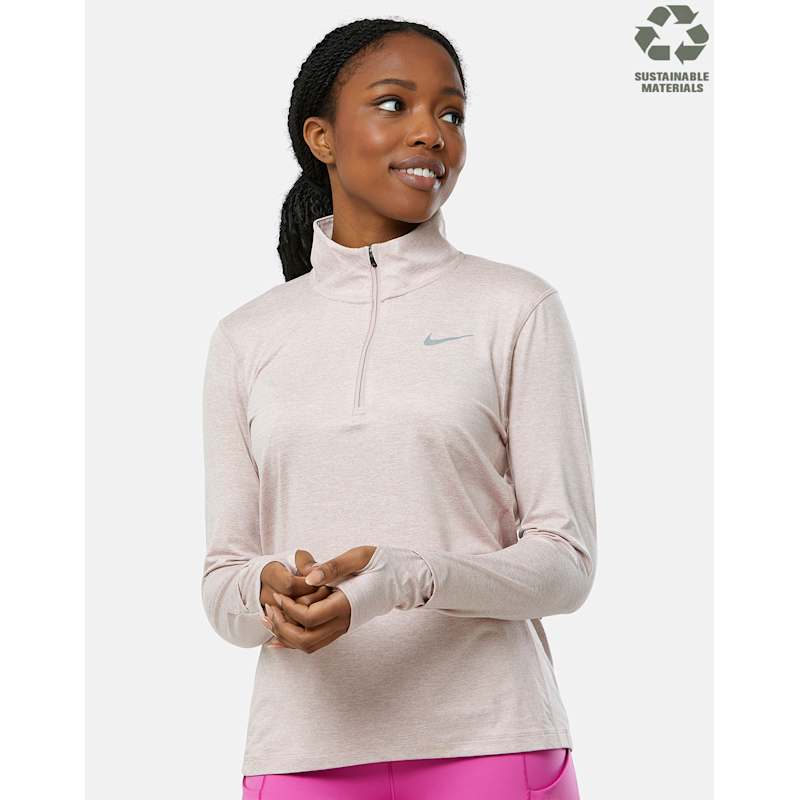 Nike Womens Element Half Zip Top Pink Life Style Sports IE