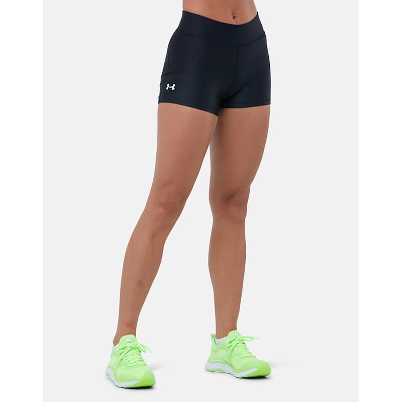 Under Armour Womens Mid Rise Shorts WH Black Life Style Sports UK