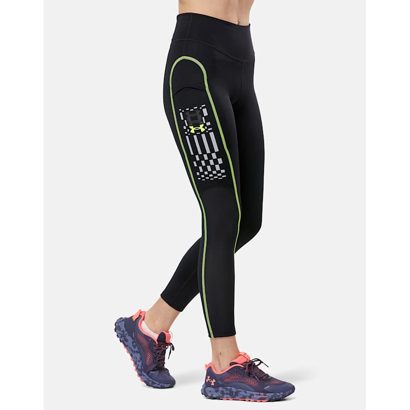Under Armour Womens Run Anywhere Ankle Leggings Black Life